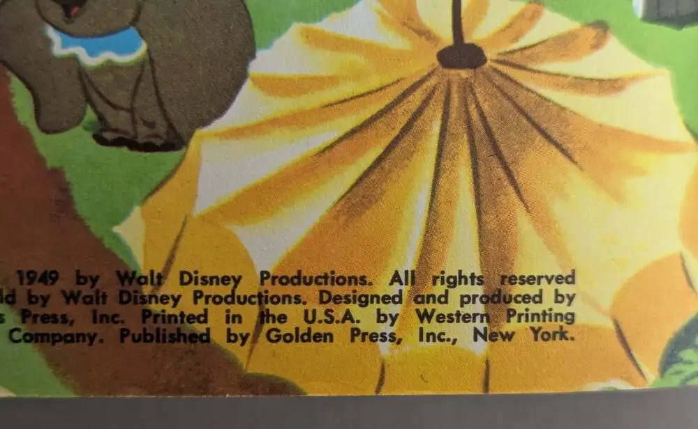 Walt Disney's Mother Goose by Little Golden Book Hardcover Book
